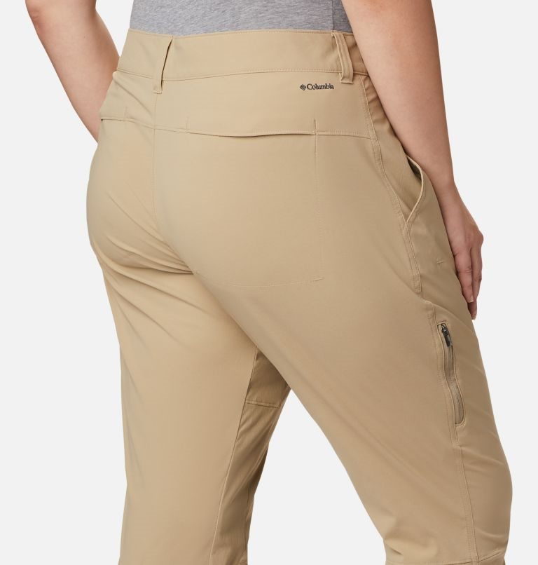 Columbia Saturday Trail Stretch Bukse Dame Khaki | Plus Size 16875S